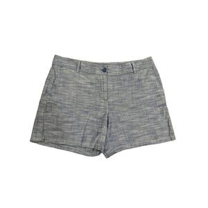 Loft Outlet Women's Blue Chambray Shorts Sz 14 6" Inseam